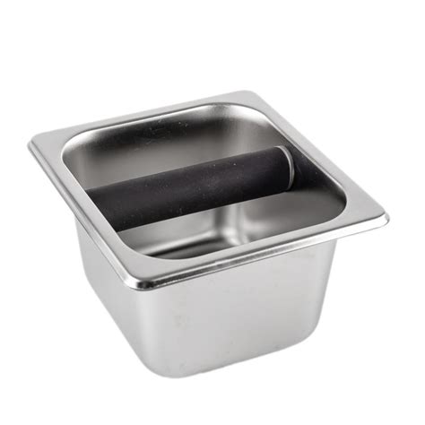 rattleware stainless steel knock box|espresso knock box with lid.